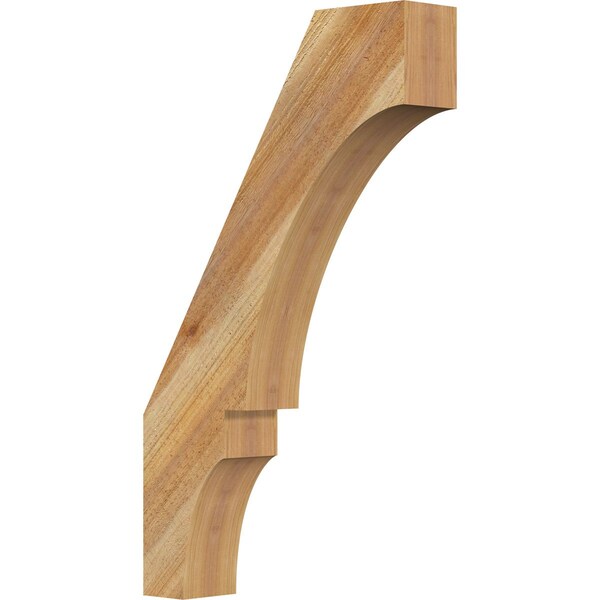Ekena Millwork 4"W x 18"D x 30"H Balboa Rough Sawn Knee Brace, Western Red Cedar BRC04X18X30BOA00RWR - main